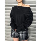 プレート付ワンショルラメニットトップス | EGOIST | 詳細画像2