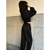 フードロゴラメ裏毛トップス | EGOIST | 詳細画像8 