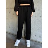 裾ロゴラメ裏毛パンツ | EGOIST | 詳細画像1 