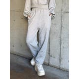 裾ロゴラメ裏毛パンツ | EGOIST | 詳細画像4 