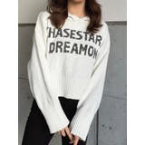 ロゴフード短丈ニットトップス | EGOIST | 詳細画像1 