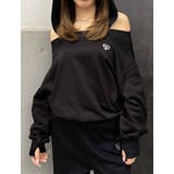 ハートロゴオフショル裏毛TOP | EGOIST | 詳細画像1 