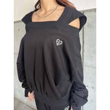 ハートロゴオフショル裏毛TOP | EGOIST | 詳細画像17 