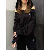 ハートロゴオフショル裏毛TOP | EGOIST | 詳細画像2 