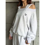 ハートロゴオフショル裏毛TOP | EGOIST | 詳細画像22 