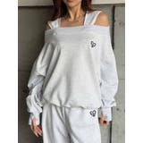 ハートロゴオフショル裏毛TOP | EGOIST | 詳細画像23 