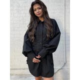 BLACK | ウエストタックデザインシャツII | EGOIST