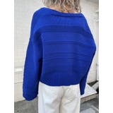 ランダムボーダーカラーニットカーディガン | EGOIST | 詳細画像11