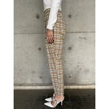 オーバーチェック柄テーパードパンツ | EGOIST | 詳細画像6