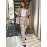 オーバーチェック柄テーパードパンツ | EGOIST | 詳細画像30