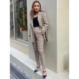 オーバーチェック柄テーパードパンツ | EGOIST | 詳細画像31