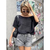 BLACK | 2WAYシャギーニットトップス | EGOIST