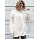 IVORY | シンプル刺繍スウェットトップス | EGOIST
