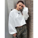 WHITE | EGOピスネームショートパーカー | EGOIST