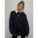 フロント刺繍ユニセックススウェットトップス | EGOIST | 詳細画像21