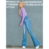 サス付ハイウエストフレアデニムパンツ | EGOIST | 詳細画像2