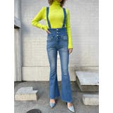 サス付ハイウエストフレアデニムパンツ | EGOIST | 詳細画像6