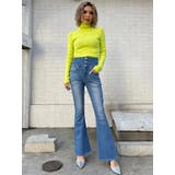 サス付ハイウエストフレアデニムパンツ | EGOIST | 詳細画像15