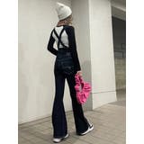 サス付ハイウエストフレアデニムパンツ | EGOIST | 詳細画像39