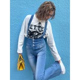 サス付ハイウエストフレアデニムパンツ | EGOIST | 詳細画像40