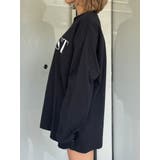 擦れロゴプリントユニセックスロンT | EGOIST | 詳細画像4