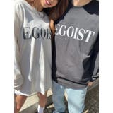 擦れロゴプリントユニセックスロンT | EGOIST | 詳細画像13