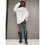 擦れロゴプリントユニセックスロンT | EGOIST | 詳細画像24