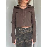 レースアップフードトップス | EGOIST | 詳細画像7