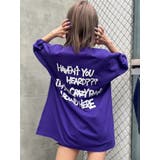 PURPLE | スプレープリントユニセックスTシャツ | EGOIST