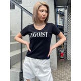 BLACK | EGOISTスリムTシャツ | EGOIST