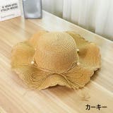 ストローハット レディース 麦わら帽子 | elamour | 詳細画像3 