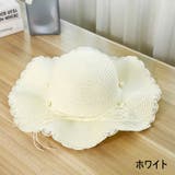 ストローハット レディース 麦わら帽子 | elamour | 詳細画像9 