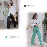 ラグジュアリー ワイドパンツ レディース | elamour | 詳細画像4 