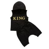 子ども服ノースリーブ KINGプリント オシャレセットアップ | elamour | 詳細画像2 