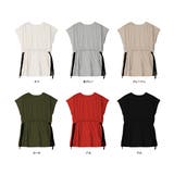 ウエストドロストトップスTシャツ レディース HoneyDrop | elamour | 詳細画像2 