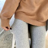 リブ レギンスパンツ レディース | elamour | 詳細画像4