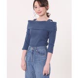 バックツイストカットソー CLEAR IMPRESSION | elamour | 詳細画像5
