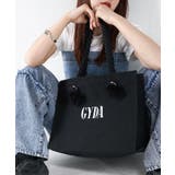 ブラック | GYDA(ジェイダ)ショッパー風トートバッグ GY-B191 | ELGAES