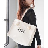 アイボリー | GYDA(ジェイダ)ショッパー風トートバッグ GY-B191 | ELGAES