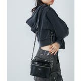 ブラック | GYDA(ジェイダ)2WAYバニティバッグ GY-B365 | ELGAES