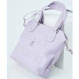 パープル | GYDA(ジェイダ)2WAYトートバッグ ショルダーバッグ GY | ELGAES