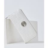 ホワイト | GYDA(ジェイダ)ラウンドファスナー長財布 GY-W301 | ELGAES