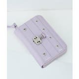 パープル | GYDA(ジェイダ)ラウンドファスナーコインケース GY W434 | ELGAES