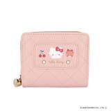 ハローキティ ラウンドファスナー二つ折り財布 キルト風ステッチシリーズ | ELGAES | 詳細画像2 