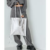 シルバー | MURUA(ムルーア)メタリックトートバッグ MR-B1291 | ELGAES