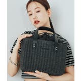 ブラック | MURUA(ムルーア)2WAYミニトートバッグ MR-B1341 | ELGAES