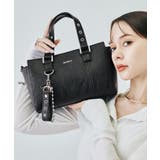 ブラック | MURUA(ムルーア)2WAYハンドバッグ MR-B1404 | ELGAES