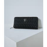 ブラック | MURUA(ムルーア)ラウンドファスナー長財布 MR-W1261 | ELGAES