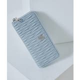 ブルー | MURUA(ムルーア)ラウンドファスナー長財布 MR-W1261 | ELGAES