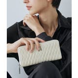 アイボリー | MURUA(ムルーア)ラウンドファスナー長財布 MR-W1261 | ELGAES